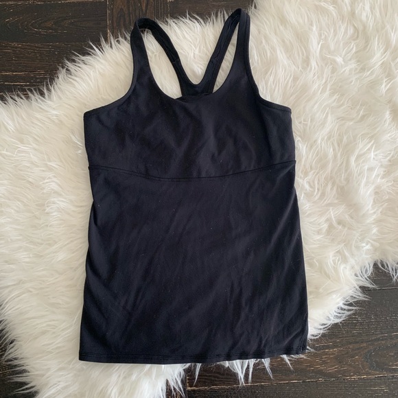 lululemon athletica Tops - Black lululemon workout tank Lulu mesh workout top
